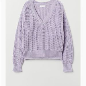 H&M lavender sweater